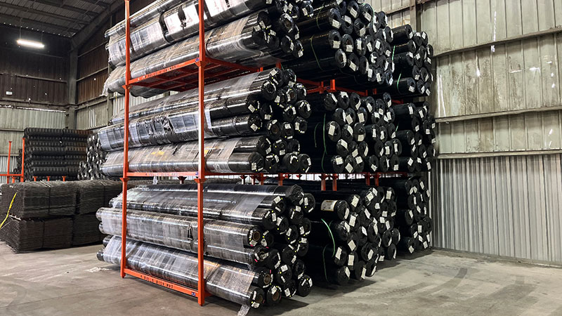 Stacks of new Filter Fabric
